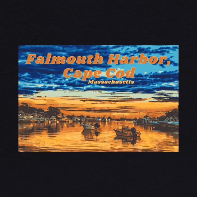 Falmouth Harbor, Cape Cod by Gestalt Imagery